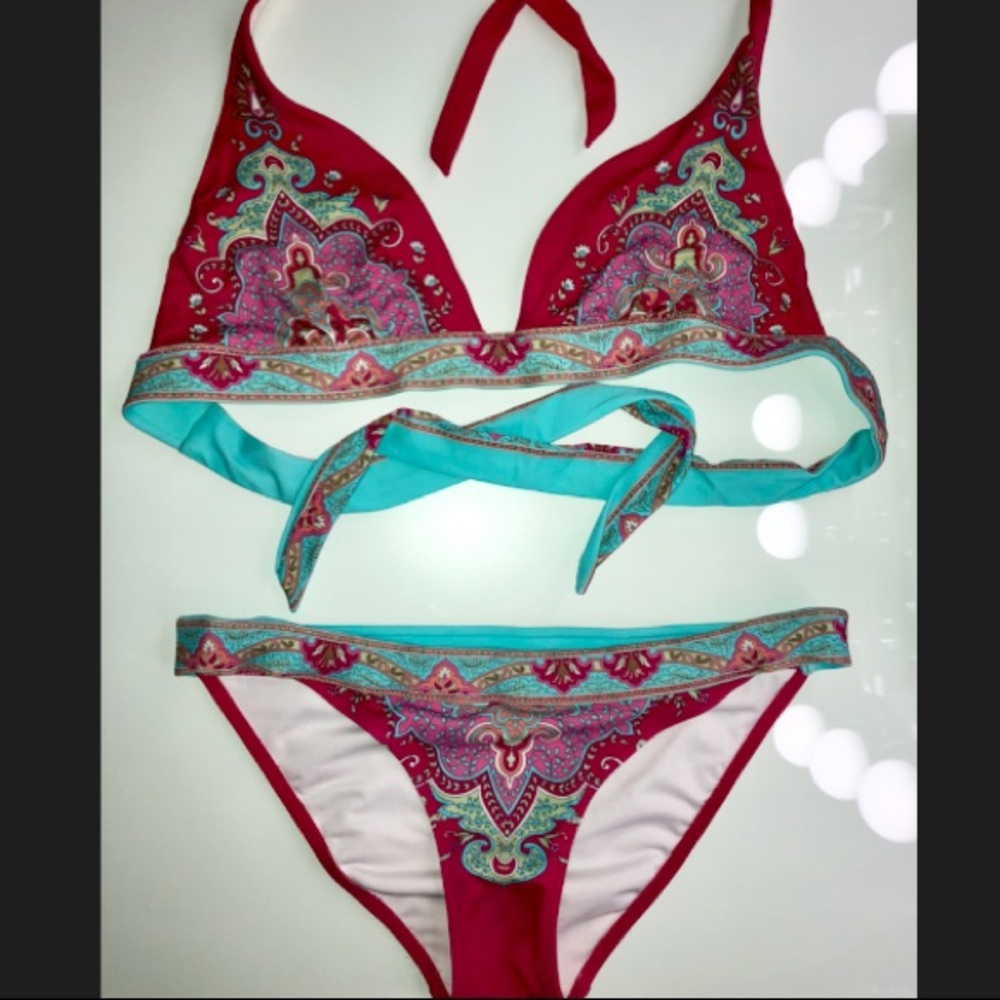 VICTORIA SECRET bathing suit paisley pattern